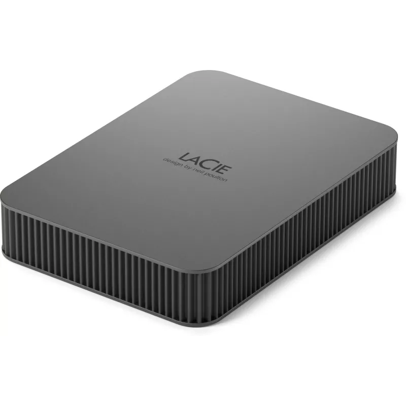 LaCie Mobile Drive Secure 5TB tragbare externe Festplatte 2,5 Zoll Mac & PC Space Grey Datenrettungsdienst (STLR5000400)