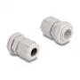 Kabelverschraubung M16 DELOCK, Kunststoff, grau, 10er-Pack