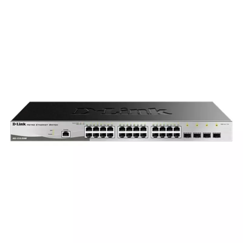 D-Link DGS-1210-28/ME/E Netzwerk-Switch Managed L2+ Gigabit Ethernet (10/100/1000) 1U Schwarz, Grau