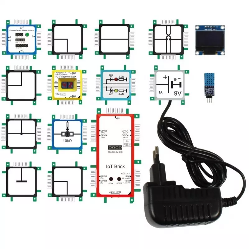 ALLNET IoT Set ALL-BRICK-0688 — IoT-Kit, spanische Sprache