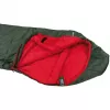 Mumien-Schlafsack Schwarz Arrow ECO (Dunkelgrün/Rot)