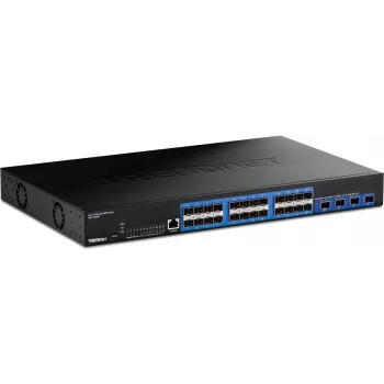 TRENDnet 28-Port Layer 2 Managed SFP Switch mit 10G SFP+