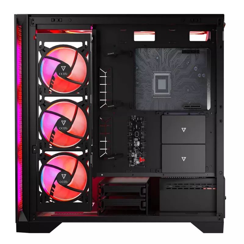 MODECOM Gehäuse VOLCANO EXPANSE T APEX ARGB MIDI Schwarz