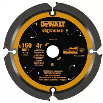 Trennscheibe für Laminat und Zementbauplatten DeWalt DT1470 160x20 mm 40T