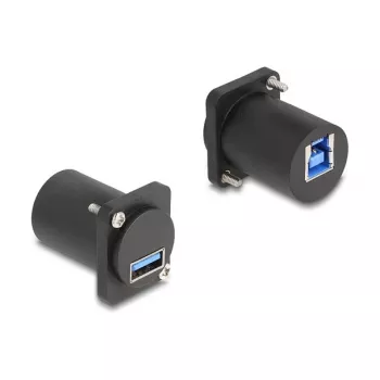 DeLOCK D-Typ-Modul USB 5 Gbps Typ-A-Buchse auf Typ-B-Buchse schwarz