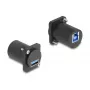 DeLOCK D-Typ-Modul USB 5 Gbps Typ-A-Buchse auf Typ-B-Buchse schwarz