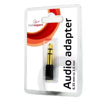 Cablexpert | 6,35 mm auf 3,5 mm Stereo-Audio-Adapterstecker | A-6.35M-3.5F | 6,35 mm (M) | 3,5 mm (F)