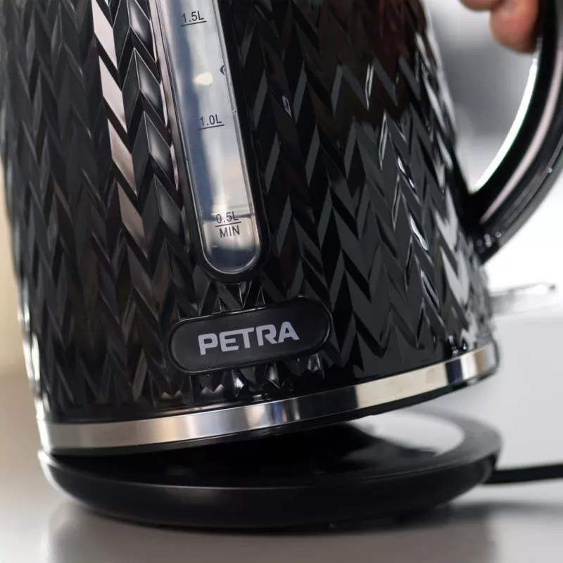 Wasserkocher Petra 1,7 l 2200 W Schwarz