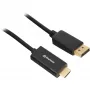 DisplayPort-auf-HDMI-Adapter Sharkoon 4K 60 Hz, 1 m Kabel
