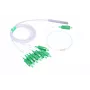 Kabel-Splitter Extralink Splitter 1:8 PLC SC/APC 900µm 1,5m Grün Weiß