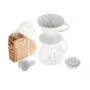 Papier-Kaffeefilter HARIO für runden HARIO-Kaffeemaschine, 100 Stück, weiß