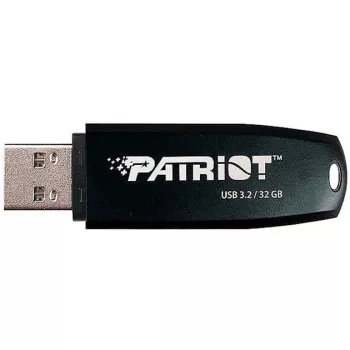 USB-Flash-Laufwerk PATRIOT 32 GB USB Typ-A 3.2 Gen 1 Schwarz, 80 MB/s, Schlüsselanhänger