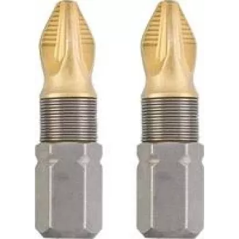 Schraubendreher-Bitsatz KWB 124103 PZ 3, Stahl, 2 Stück