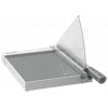 Leitz Precision Home Office Papierschneider A4, 10 Blatt, manuelle Klemmung, Edelstahl, A4, 80 g/m², Anthrazit
