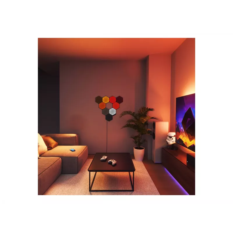 Smarte Wandleuchte Nanoleaf NL42-0102HX-9PK