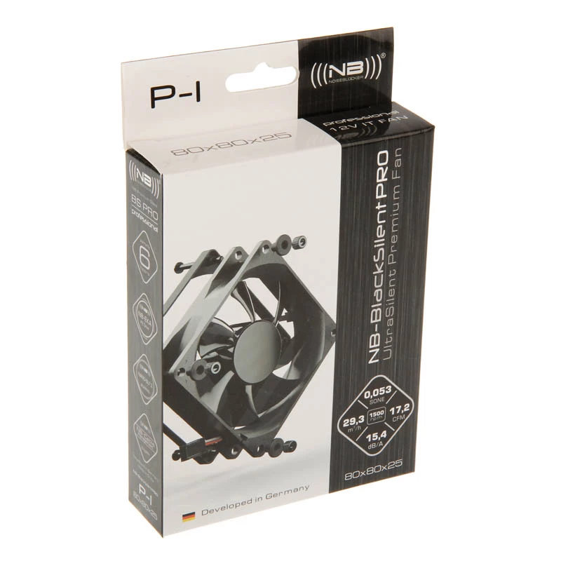 Lüfter Noiseblocker BlackSilentPro P-1