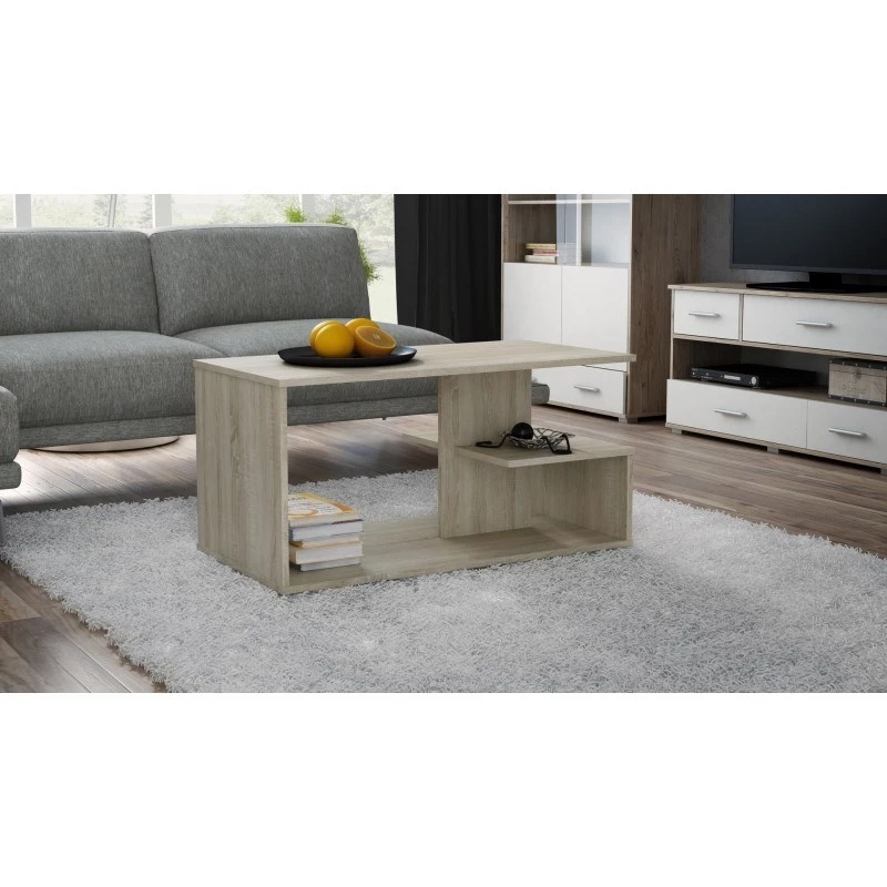 Topeshop ŁAWA DALLAS SONOMA Couchtisch/Beistelltisch Couchtisch Freiform 1 Bein(e)