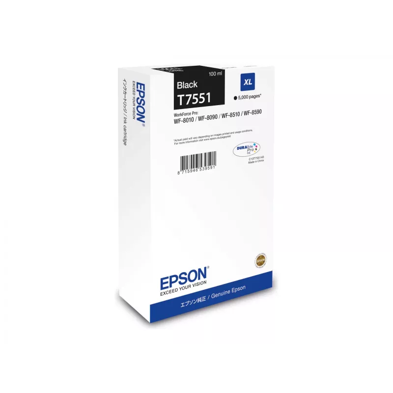 Epson C13T75514N Tintenpatrone 1 Stk. Original High (XL) Yield Schwarz