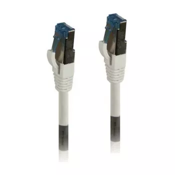 Patchkabel RJ45 - CAT6A 500 MHz - 0,15 m - weiß - S-STP(S/FTP) - TPE/LSZH(Superflex) - AWG26 - Syner