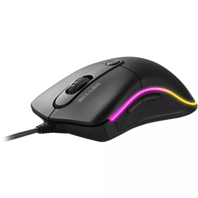 Sharkoon Skiller SGM2 Gaming-Maus kabelgebunden ergonomisch optisch 6 Tasten Schwarz