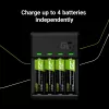 Ladegerät Grün Cell GC VitalCharger mit 4× AA 2000mAh NiMH-Akkus