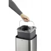 Durable TOUCH 12L Rechteckig Edelstahl Silber Schwarz