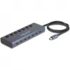DeLOCK 63410 USB 3.2 Gen 1 Type-C Hub 5000 Mbit/s Blau
