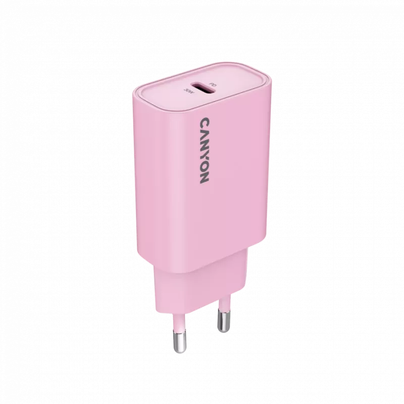CANYON Ladegerät OnCharge 30CL Max Power 30W 1xPD EU Pink