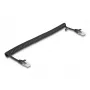 Netzwerkkabel DeLOCK RJ45 Spiralkabel Stecker zu Stecker Cat.5e 1m schwarz