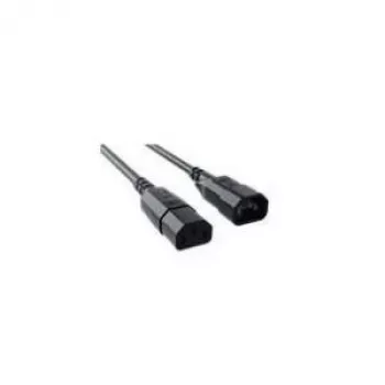 Netzkabel Bachmann 356.171 Schwarz 2 m C14 C13 Kupplung