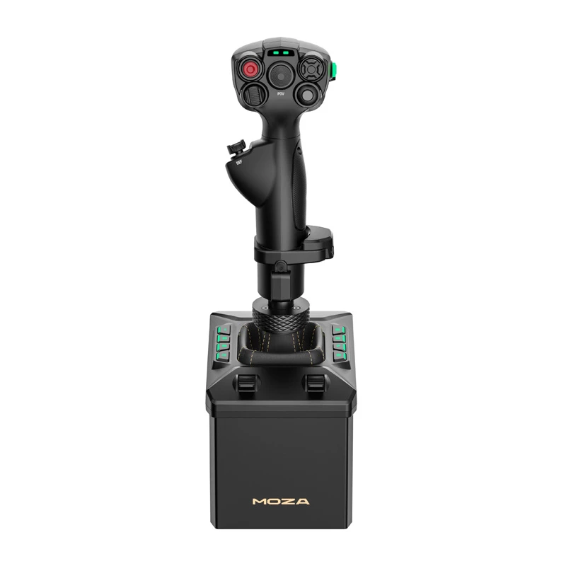 Flight-Ständer-Kit MOZA AB6 Flight Simulator – schwarz ABS, Aluminium und Kohlefaser-Konstruktion, AC-Strom 110–220 V, Spitzenleistung 72 W