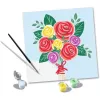 Ravensburger Malset CreArt – Rosenbouquet, Malen-nach-Zahlen-Set (Modell 25520)