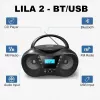 Radioplayer CD LILA2 USB/BT schwarz