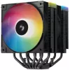 Luftkühler DeepCool AG620 BK ARGB V2 — 120 mm Doppellüfter, 6 Heatpipes, LGA 1700/AM4/AM5-Unterstützung, schwarz