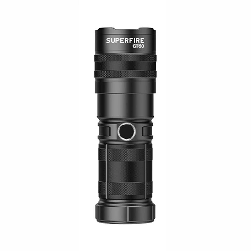 Taschenlampe Superfire GT60, 2600 lm, USB-C wiederaufladbare Handlampe