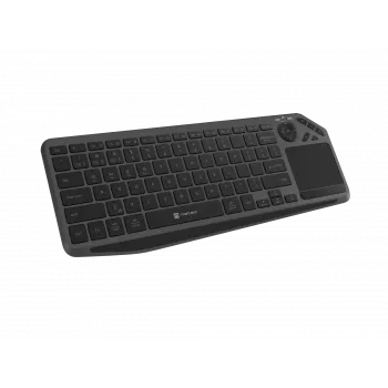 Natec Turbot 2 | Tastatur | Kabellos | US | Bluetooth | Schwarz/Grau