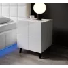 Cama Nachttisch REJA weiß glänzend/weiß glänzend