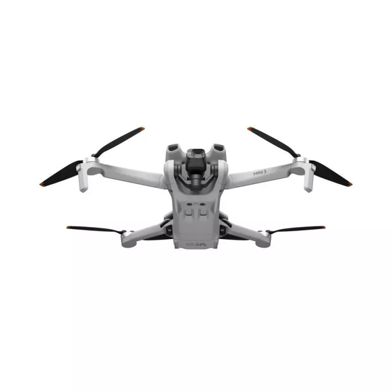 Quadcopter DJI Mini 3 Fly More Combo — 4-Rotor-Drohne, 12-MP-4K-Kamera, 10.000 m Reichweite, 10,55 m/s Höchstgeschwindigkeit, 2453 mAh Akku, 0,248 kg, grau