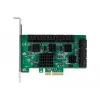 DeLOCK 16 Port SATA PCI Express x4 Karte 6 Gbit/s Grün Grau