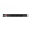 Lanberg PDU-05E-0200-IEC-BK Stromverteilereinheit (PDU) 5 AC-Ausgänge 1U Schwarz