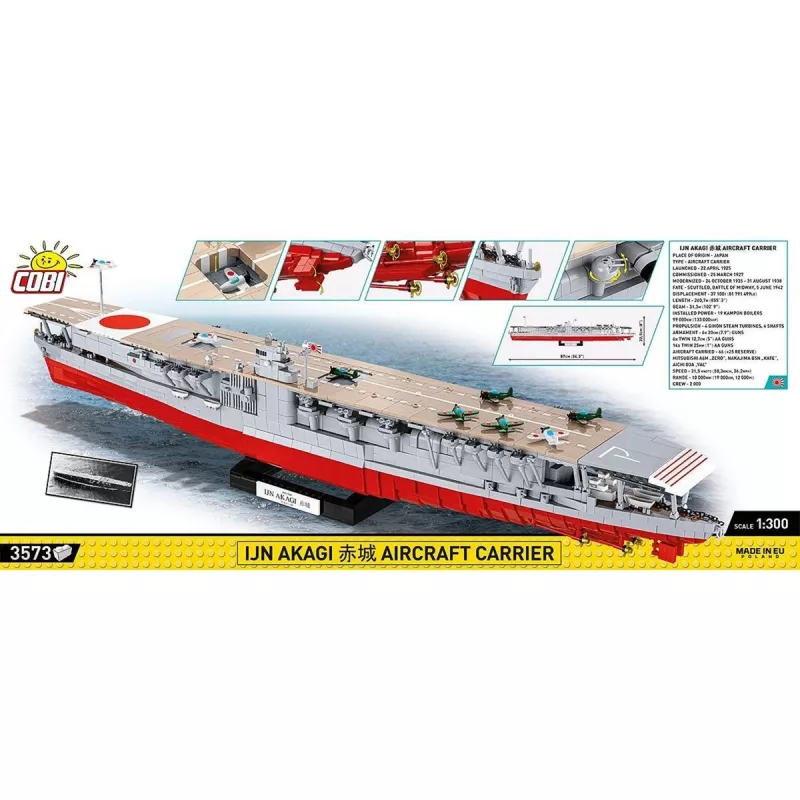 Bausteinset COBI IJN Akagi Flugzeugträger 3573 Teile