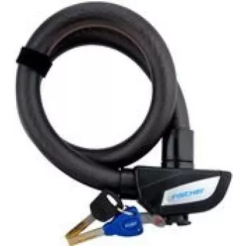 Kabelschloss FISCHER 85903 — 850 mm schwarzes Stahl-Sicherheitskabel