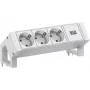 Bachmann DESK2 ALU Weiß 937.4063xCEE7/3 0 2m GST18 RAL9010