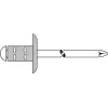 Blindniet GESIPA Polygrip 4,8x10 Al/A2 Großkopf KS 0,5–6,5 mm, 250 Stück