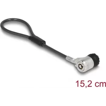 Kabelschloss Navilock 20941 Schwarz Silber 0,152 m 4,5 mm
