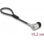 Kabelschloss Navilock 20941 Schwarz Silber 0,152 m 4,5 mm