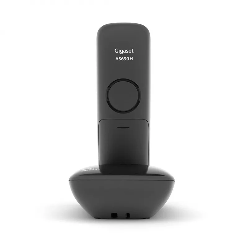Analog-/DECT-Telefon Gigaset AS690 Anruferkennung Kabelloser Handapparat Schwarz