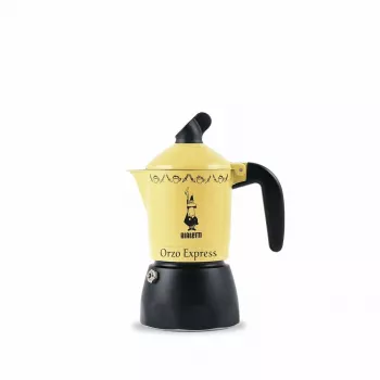 Moka-Kanne Bialetti Orzo Express Schwarz Gelb