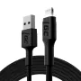 Lightning-auf-USB-A-Kabel Grün Cell KABGC12, 2 m, Lightning – USB A, Schwarz