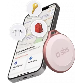Finder SBS TEFINDBTAPP GPS-Tracker Universal Pink Batterie CR2032
